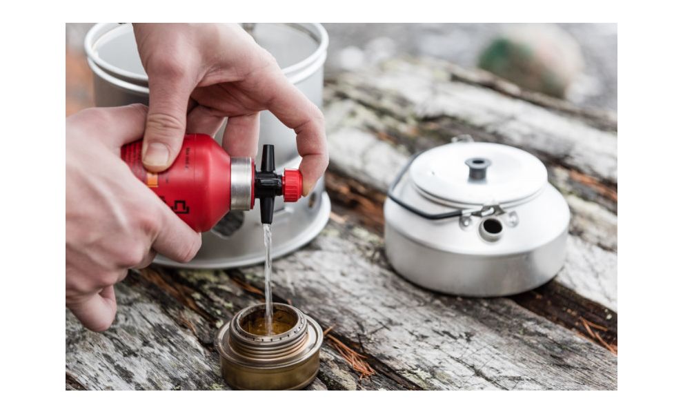 Туристичний набір посуду зі спиртовим пальником Trangia 25-0 UL/HA на 3–4 осіб, анодований алюміній, Тип комплекту: UL/HA/SB, зображення 9