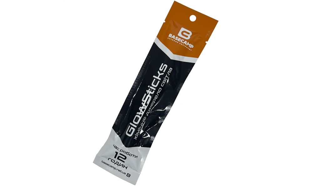 Сяючі аварійні палички BaseCamp GlowSticks (12 годин) (White), Колір: White, зображення 3