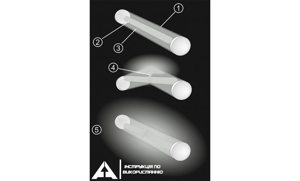 Сяючі аварійні палички BaseCamp GlowSticks (12 годин) (Yellow), Колір: Yellow, зображення 2