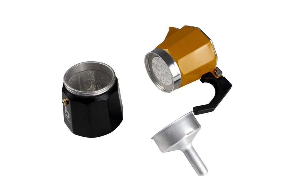 Туристична кавоварка для пальника Bo-Camp Hudson 6-Cups, 250 мл, Тип розміру: 6-Cups, Колір виробника: Yellow/Black, зображення 4