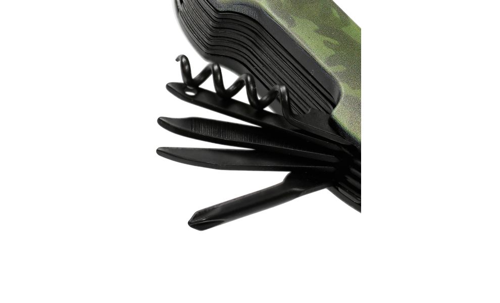 Міні-мультитул Munkees 2579 (Camo Green) - 12 функцій, Колір рукоятки: Camo Green, зображення 5