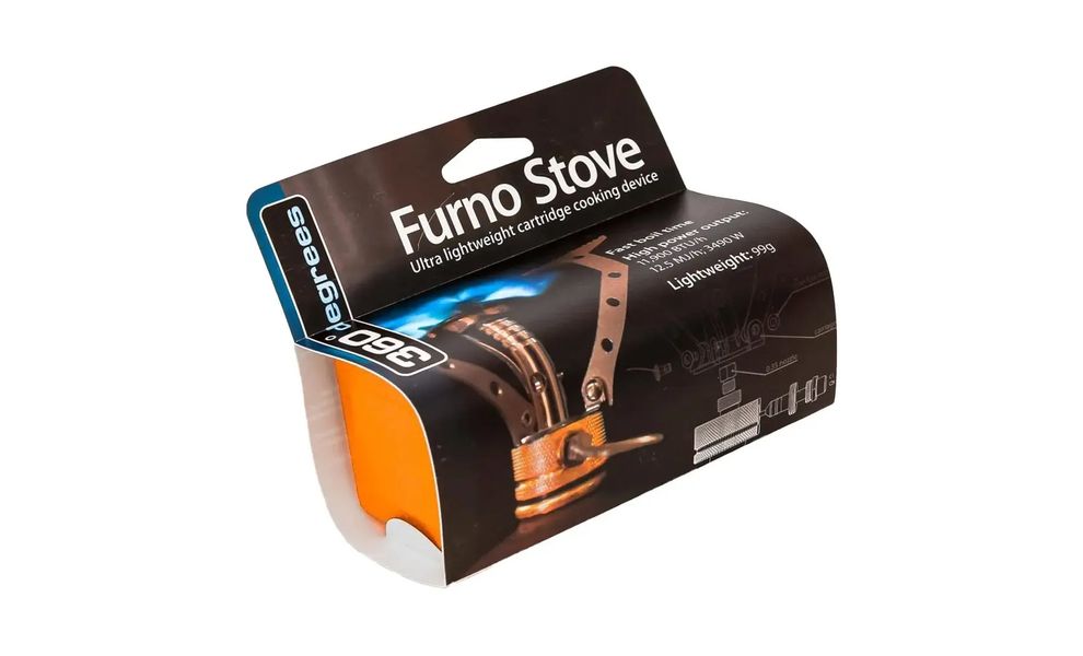 Туристичний газовий пальник-насадка з вітрозахистом 360 Degrees Stove під різьбовий балон, зображення 5