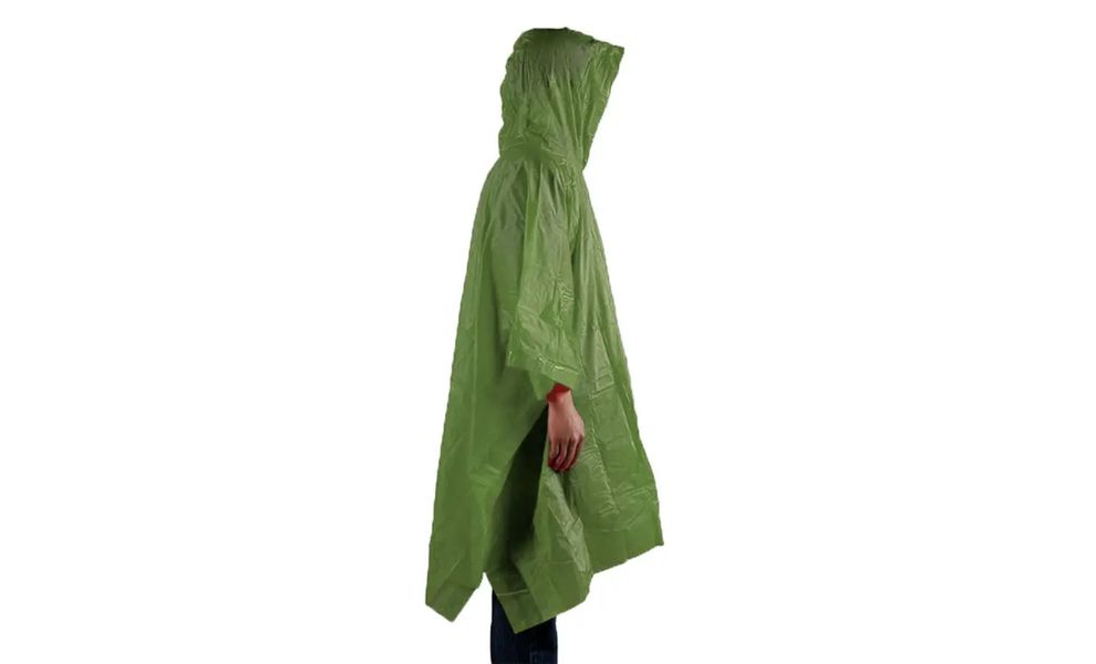 Дощовик-пончо AceCamp Vinyl Rain Poncho (Green), Колір: Green, зображення 2