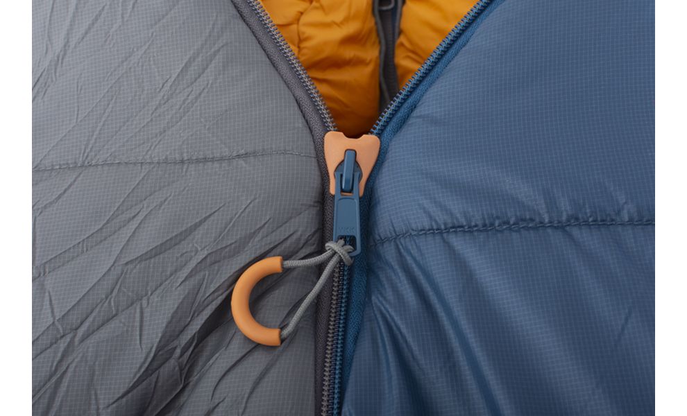 Зимовий туристичний спальник Pinguin Spirit CCS 185 (Blue) до -12°C: з капюшоном, Максимальний зріст користувача: 185, Колір: Blue, Сторона застібки: права, зображення 2