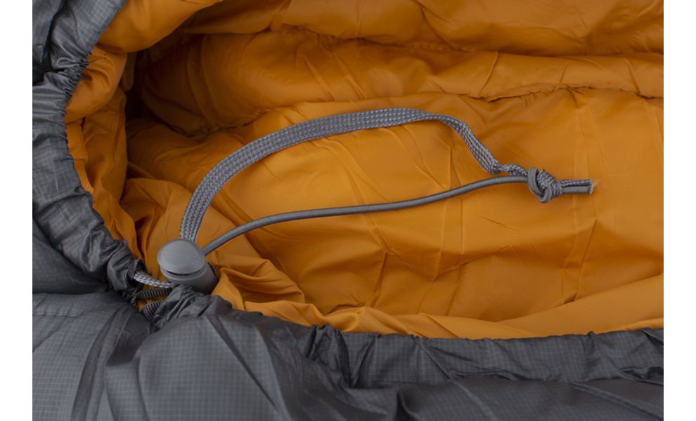 Зимовий туристичний спальник Pinguin Spirit CCS 185 (Blue) до -12°C: з капюшоном, Максимальний зріст користувача: 185, Колір: Blue, Сторона застібки: права, зображення 4