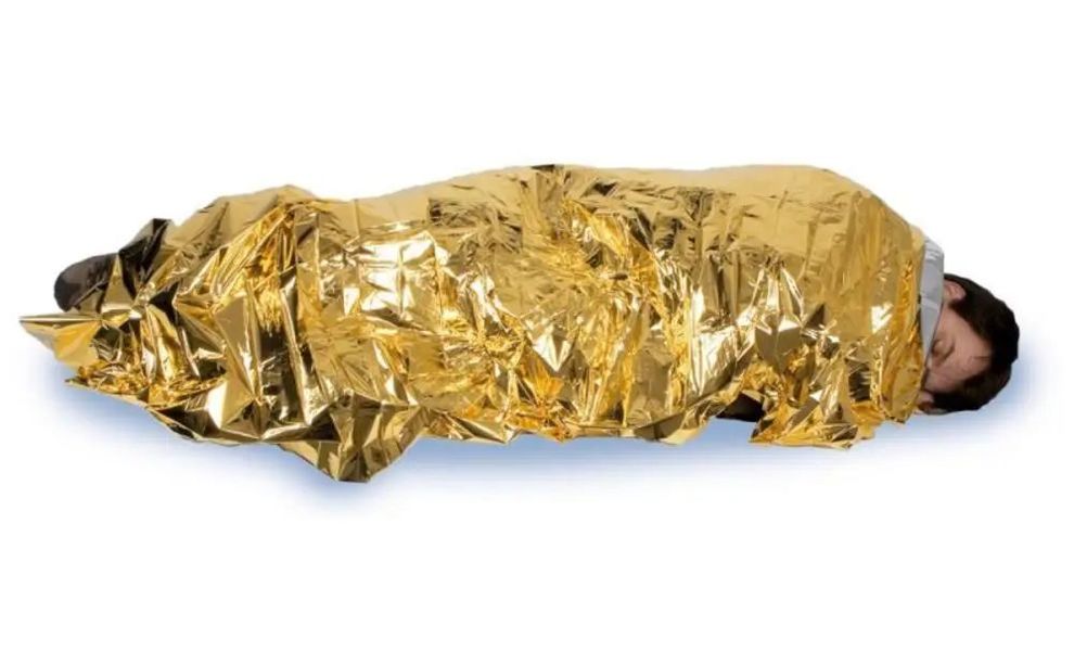 Термоковдра рятувальна BaseCamp Thermal Blanket, 210x160 см, зображення 2