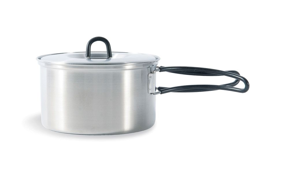 Кемпінговий набір сталевого посуду з чохлом Tatonka Cookset - Regular: 2 каструлі, сковорода, зображення 5