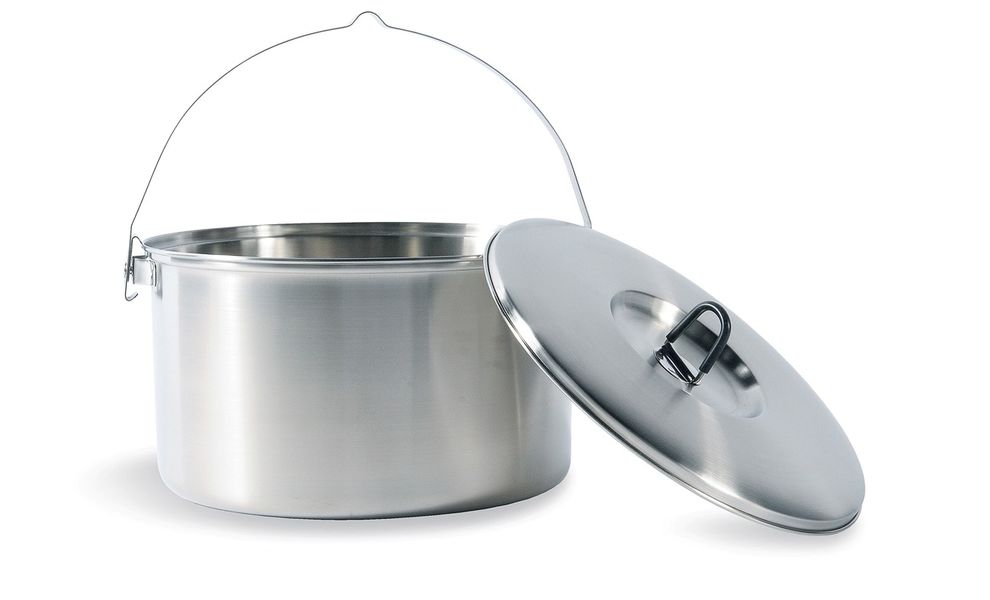 Туристичний казанок для вогнища Tatonka Family на 6 л, нержавіюча сталь, зображення 2