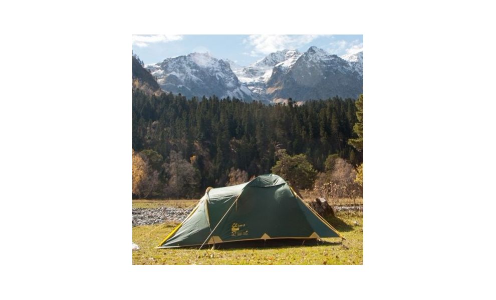 4-місний намет Tramp Lair 4 V2 (2022): двошаровий, з тамбуром, Кількість місць: 4, Колір: Green/Yellow, зображення 6