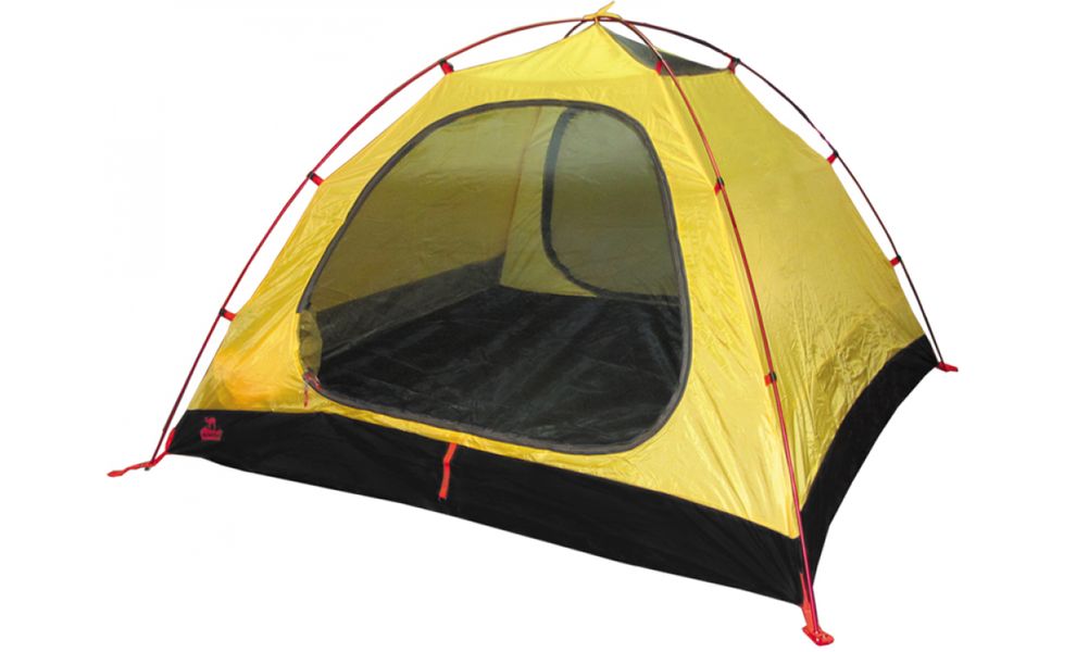 4-місний намет Tramp Lair 4 V2 (2022): двошаровий, з тамбуром, Кількість місць: 4, Колір: Green/Yellow, зображення 3