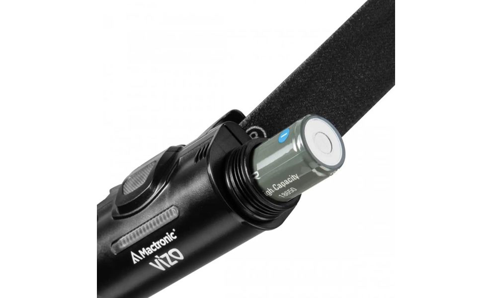 Налобний ліхтар з акумулятором Mactronic Vizo з червоним світлом, Micro USB, зображення 9