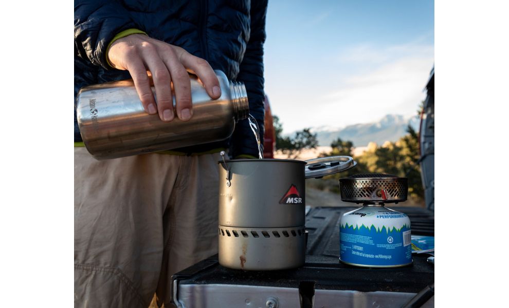 Пляшка для води Klean Kanteen Wide - Loop (Brushed Stainless) на 1900 мл, нержавіюча сталь, Об'єм: 1900, Колір виробника: Brushed Stainless, зображення 2