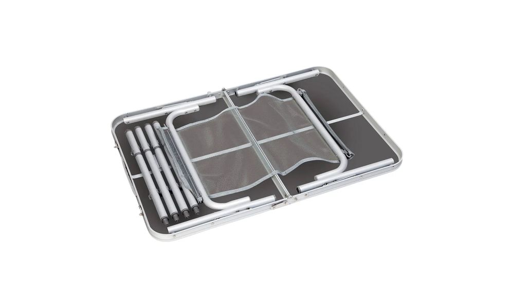 Розкладний стіл з поличкою Bo-Camp Case Model - 90x60x60 см, зображення 3