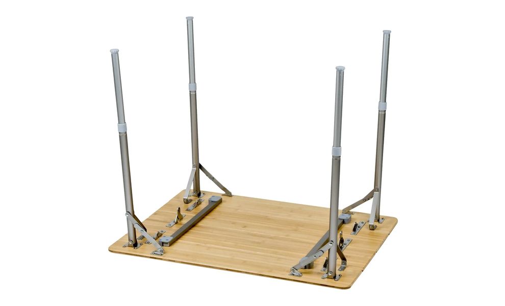 Розкладний стіл з бамбуковою стільницею Bo-Camp Suffolk - 80x60x65 см, зображення 9