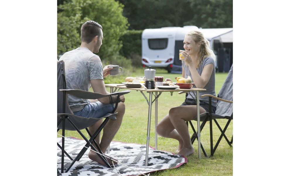 Розкладний стіл з бамбуковою стільницею Bo-Camp Suffolk - 80x60x65 см, зображення 12