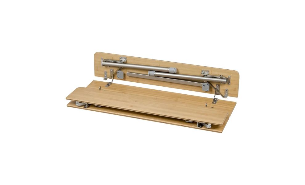 Розкладний стіл з бамбуковою стільницею Bo-Camp Suffolk - 80x60x65 см, зображення 5