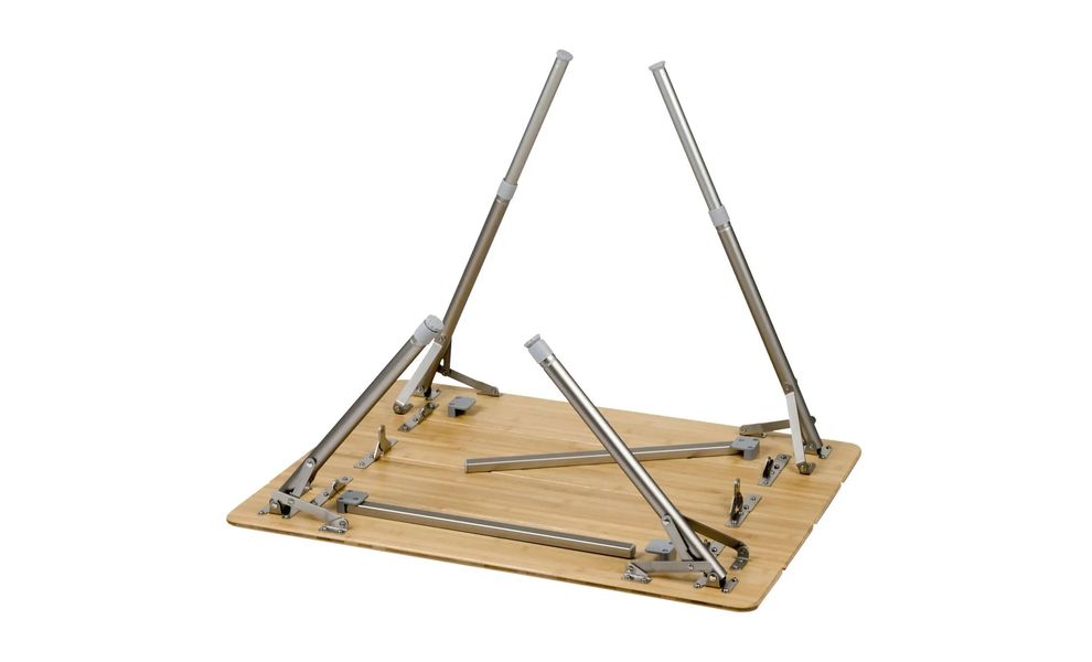 Розкладний стіл з бамбуковою стільницею Bo-Camp Suffolk - 80x60x65 см, зображення 8