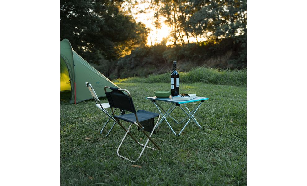 Розкладний стіл Naturehike NH19Z008-Z - L (Rock Black) 68х46х40,5 см, Тип розміру: L, Колір: Rock Black, зображення 8