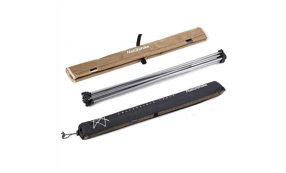 Розкладний стіл Naturehike NH20JJ020, L (Beige) - 75x55x52 см, Тип розміру: L, Колір: Beige, зображення 4