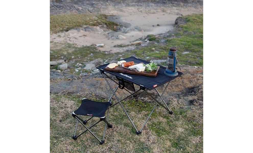 Розкладний стіл Naturehike NH20JJ020, L (Black) - 75x55x52 см, Тип розміру: L, Колір: Black, зображення 4