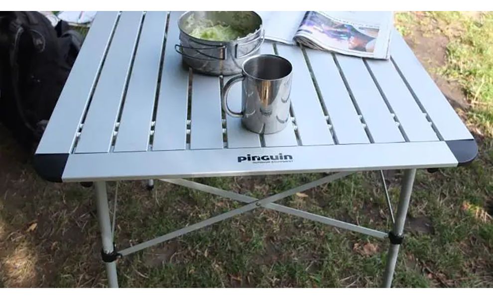 Розкладний стіл з алюмінію Pinguin Table S - 70x70x75 см, зображення 8
