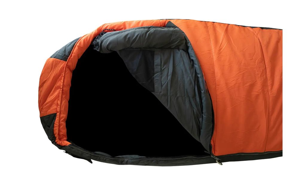 Демісезонний туристичний спальник Tramp Boreal - Regular (Orange) до 0°C: з капюшоном, Максимальний зріст користувача: 185, Сторона застібки: ліва, зображення 9