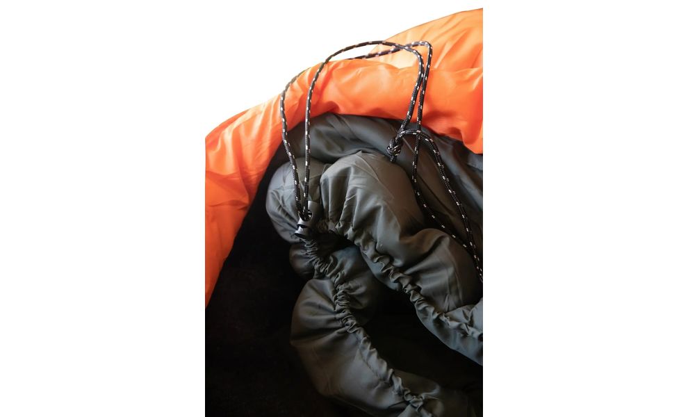 Демісезонний туристичний спальник Tramp Boreal - Regular (Orange) до 0°C: з капюшоном, Максимальний зріст користувача: 185, Сторона застібки: права, зображення 12
