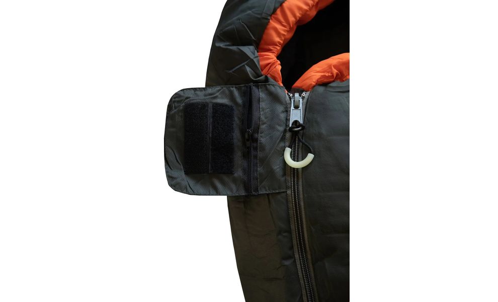 Демісезонний туристичний спальник Tramp Boreal - Regular (Orange) до 0°C: з капюшоном, Максимальний зріст користувача: 185, Сторона застібки: ліва, зображення 6