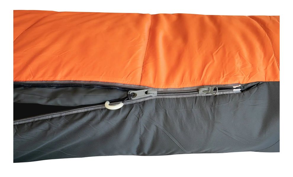 Демісезонний туристичний спальник Tramp Boreal - Regular (Orange) до 0°C: з капюшоном, Максимальний зріст користувача: 185, Сторона застібки: ліва, зображення 7
