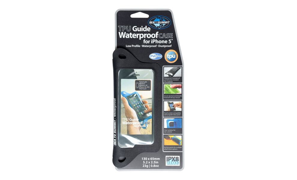 Гермочохол для смартфону Sea to Summit TPU Guide Waterproof Case for iPhone 5 (Black), 13x6,5 см, Колір: Black, зображення 10