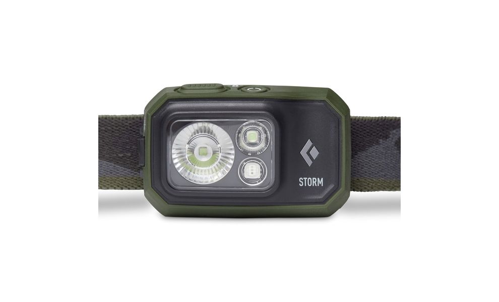 Налобний ліхтар на батарейках Black Diamond Storm 450 (Dark Olive) з червоним світлом, Колір корпусу: Dark Olive, зображення 2