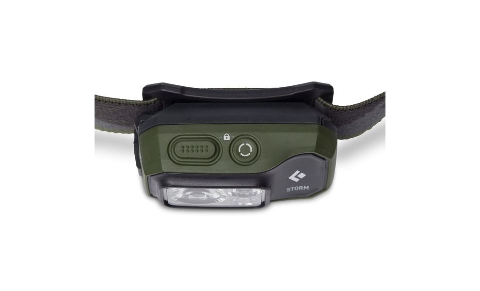 Налобний ліхтар на батарейках Black Diamond Storm 450 (Dark Olive) з червоним світлом, Колір корпусу: Dark Olive, зображення 3