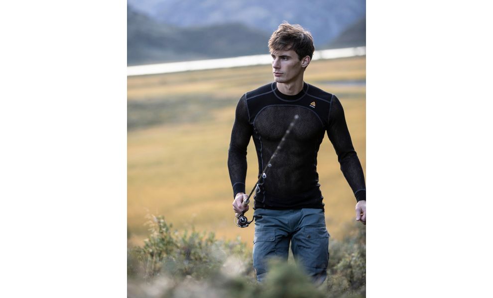Термокофта чоловіча Aclima WoolNet 120 Crew Neck (123/Jet Black), Колір виробника: 123/Jet Black, Розмір виробника: L, зображення 6