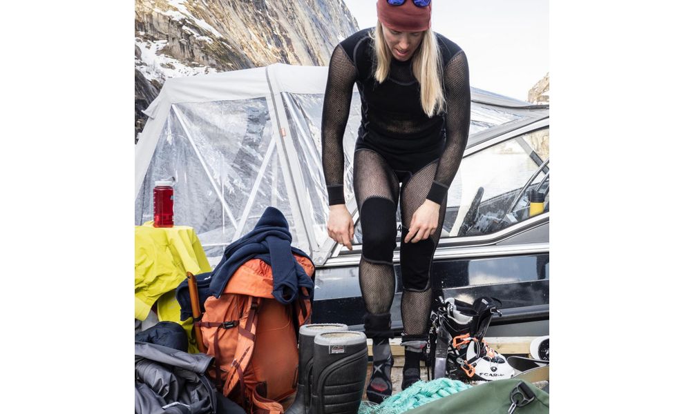 Термоштани жіночі Aclima WoolNet 120 Longs (123/Jet Black), Колір виробника: 123/Jet Black, Розмір виробника: S, зображення 6