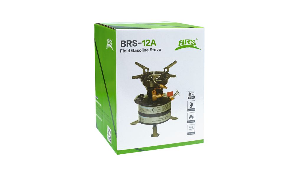 Туристичний рідкопаливний примус з вітрозахистом BRS-12A, зображення 8