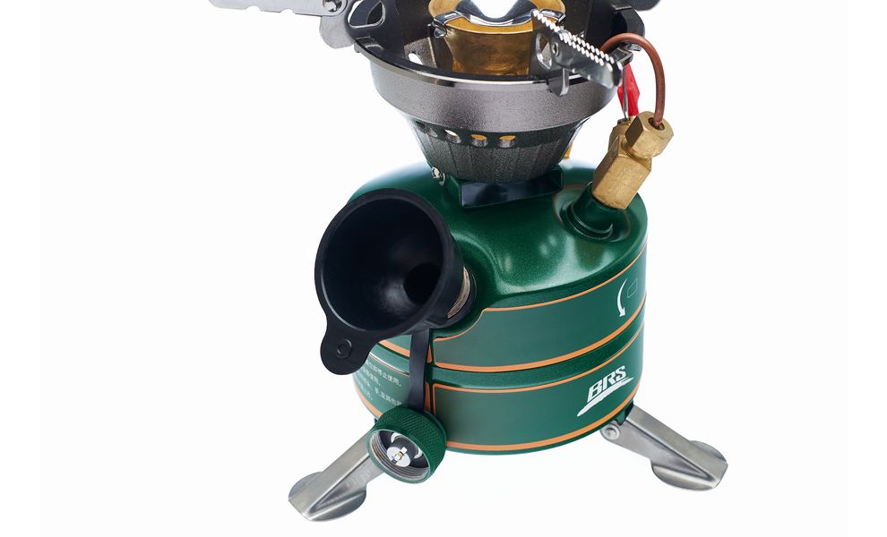 Туристичний рідкопаливний примус з вітрозахистом BRS-29B, зображення 5