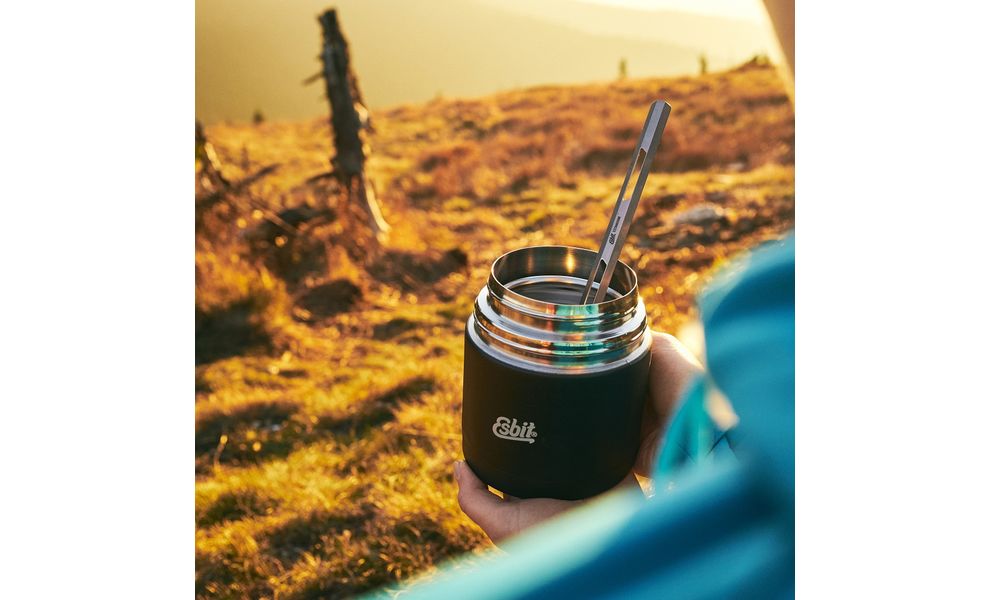 Туристична ложка з довгою ручкою Esbit LSP222-TI, титан, зображення 5