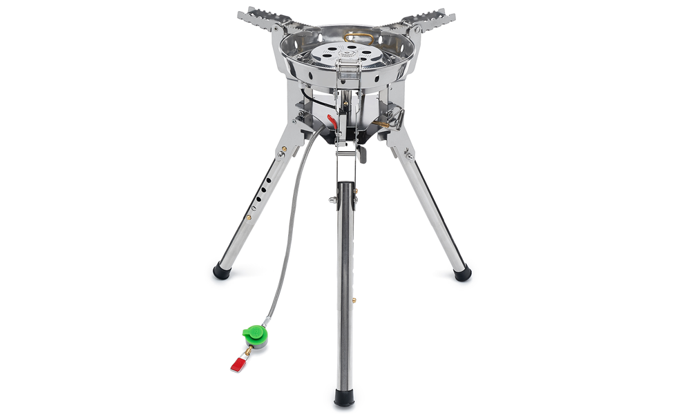 Кемпінговий газовий пальник зі шлангом, підігрівом, п'єзопідпалом та вітрозахистом BRS-69 під різьбовий балон, зображення 3