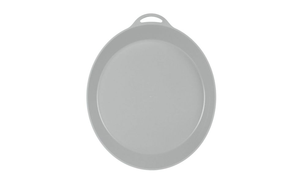 Туристична тарілка Lifeventure Ellipse (Light Grey), харчовий пластик, Колір виробника: Light Grey, зображення 2