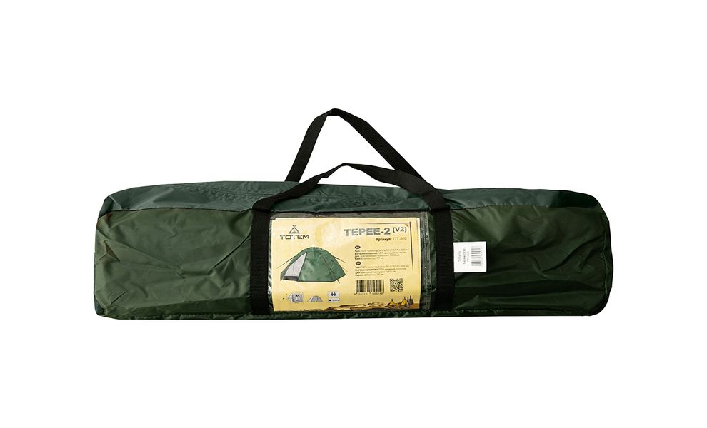 2-місний намет Totem Tepee 2 V2: двошаровий, Кількість місць: 2, Колір: Green, зображення 18