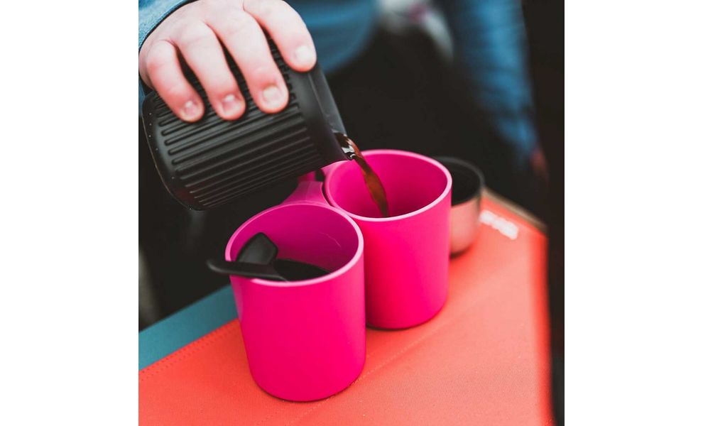 Туристичний набір столового посуду Lifeventure Ellipse (Pink) на 1 особу, харчовий пластик, Колір: Pink, зображення 6