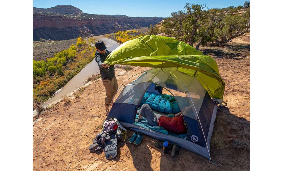 3-місний намет Big Agnes Blacktail 3: двошаровий, Кількість місць: 3, Колір: Green, зображення 7