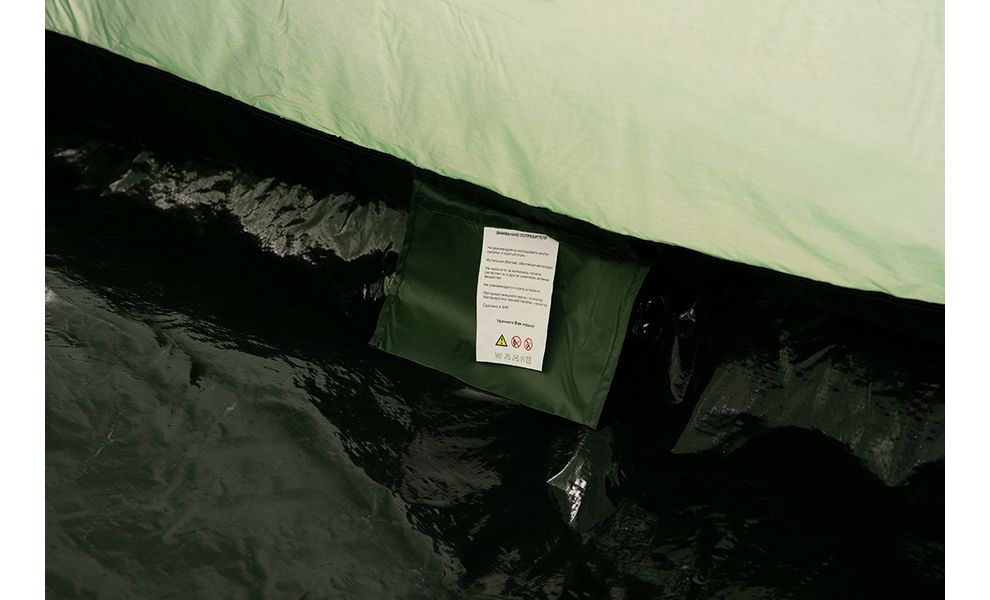 4-місний намет Totem Summer 4 V2: одношаровий, Кількість місць: 4, Колір: Green, зображення 13