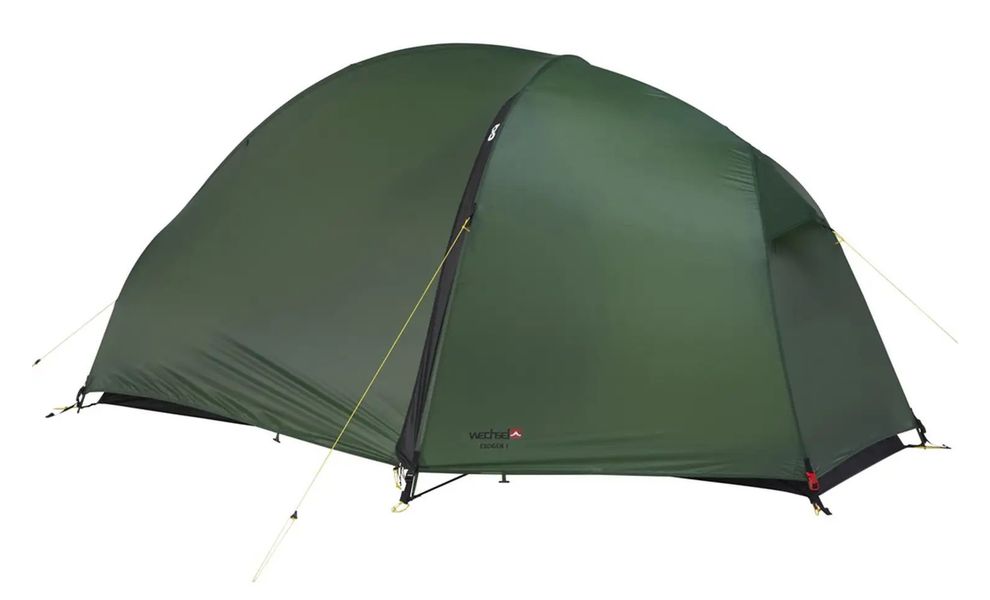 1-місний ультралегкий намет Wechsel Exogen 1: двошаровий, Кількість місць: 1, Колір: Green, зображення 6