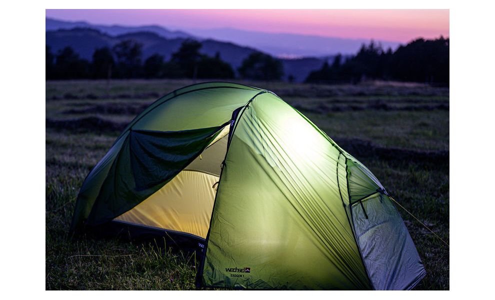 1-місний ультралегкий намет Wechsel Exogen 1: двошаровий, Кількість місць: 1, Колір: Green, зображення 16