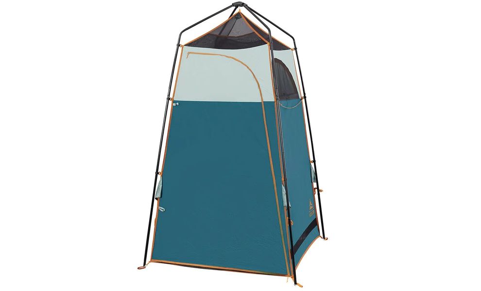 Кемпінговий каркасний тент для душу Kelty Discovery H2GO (Iceberg Green-Deep Teal), зображення 3