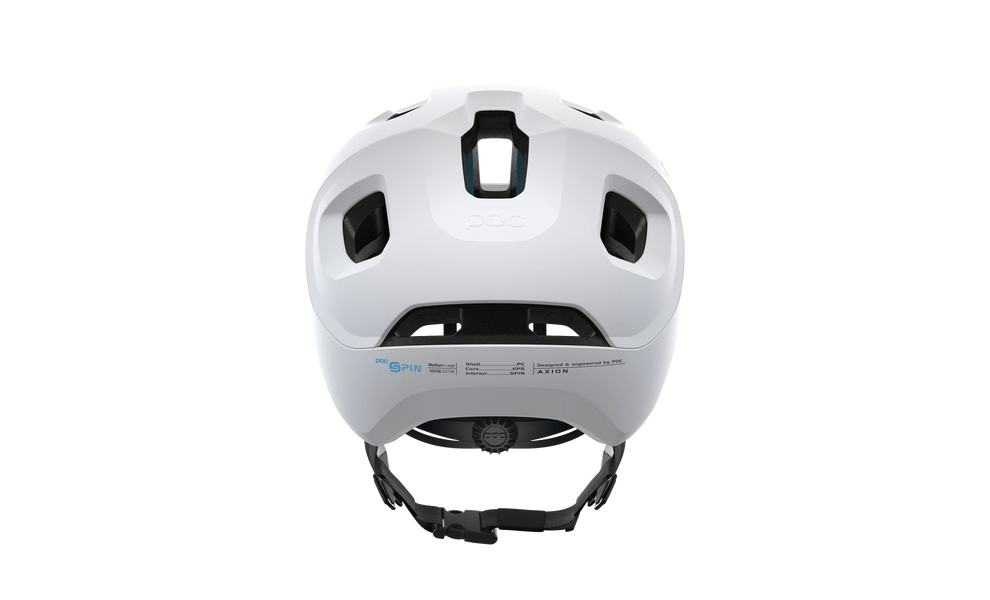 Велошолом POC Axion SPIN (Matt White), Колір: Matt White, Розмір: XS-S/51-54, зображення 2