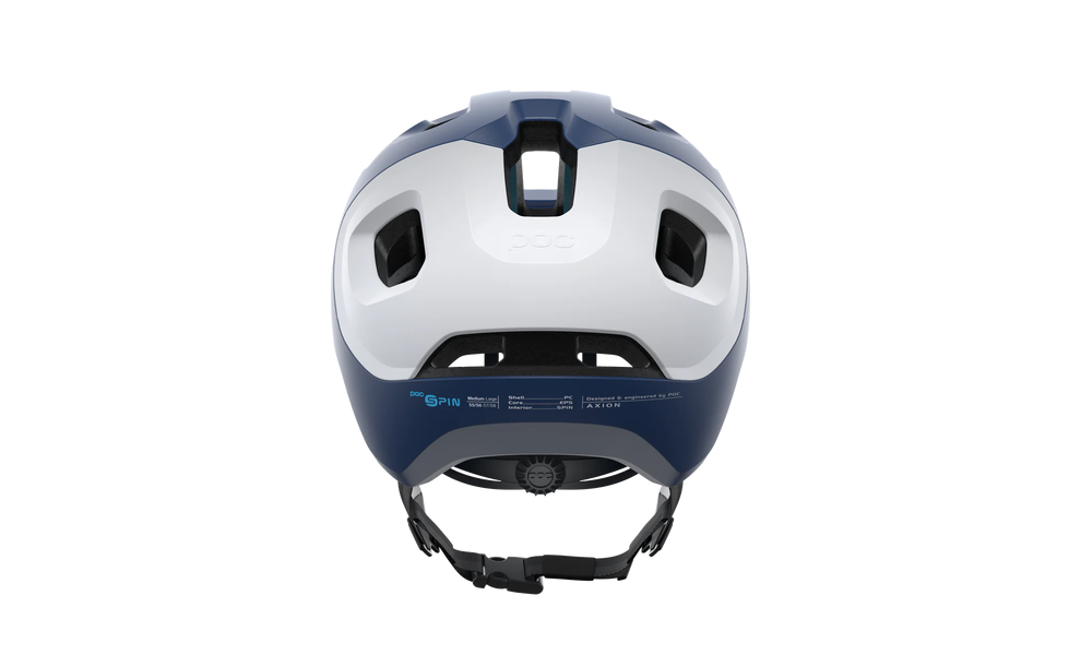 Велошолом POC Axion SPIN (Lead Blue Matt), Колір: Lead Blue Matt, Розмір: M-L/55-58, зображення 2