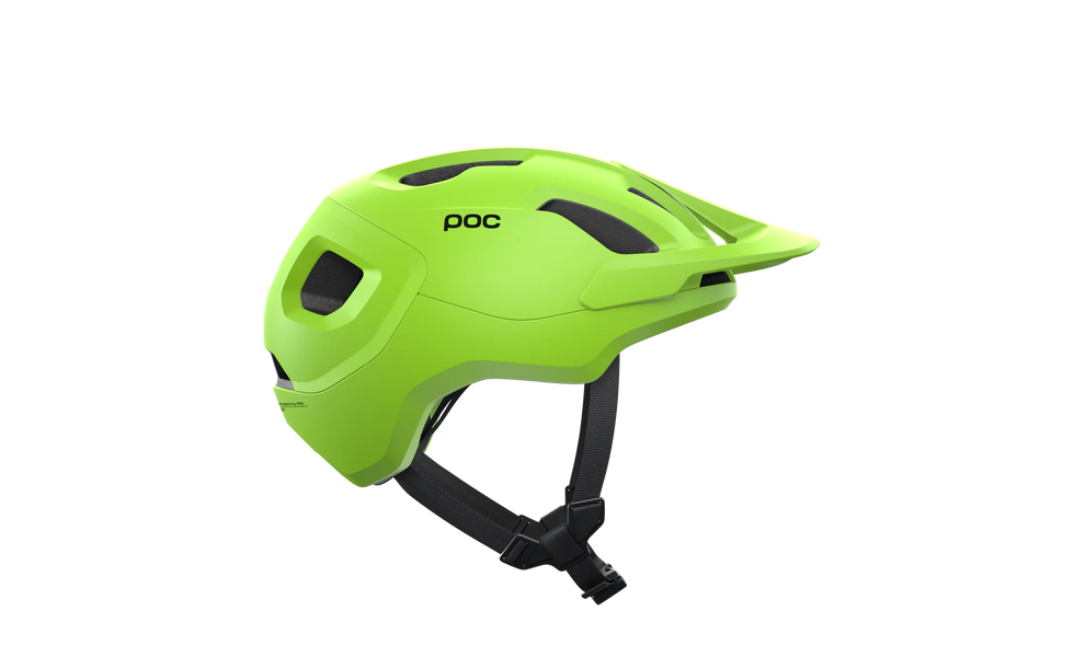 Велошолом POC Axion SPIN (Fluorescent Yellow/Green Matt), Колір: Fluorescent Yellow/Green Matt, Розмір: M-L/55-58, зображення 4