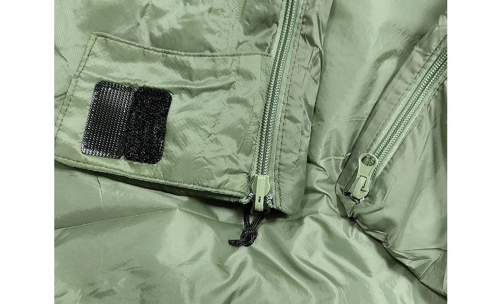 Літній кемпінговий спальник-ковдра Naturehike NH21MSD09 - LW180 XL (Pine Green) до 8°C, Максимальний зріст користувача: 195, Колір: Pine Green, Сторона застібки: права, зображення 4